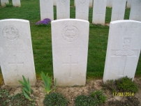 Rocquigny-Equancourt Road British Cemetery, Manancourt